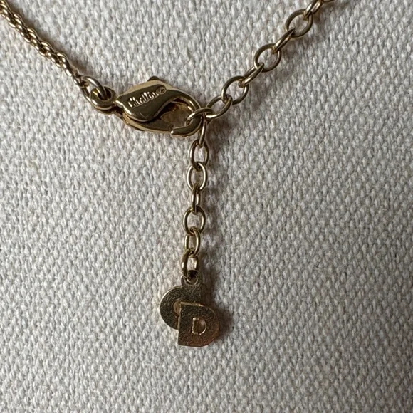 Dior Gold High Heel Shoe Pendant Necklace - Women Jewelry - Picture 3 of 7